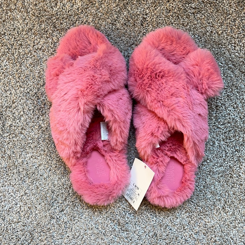 Pink slippers